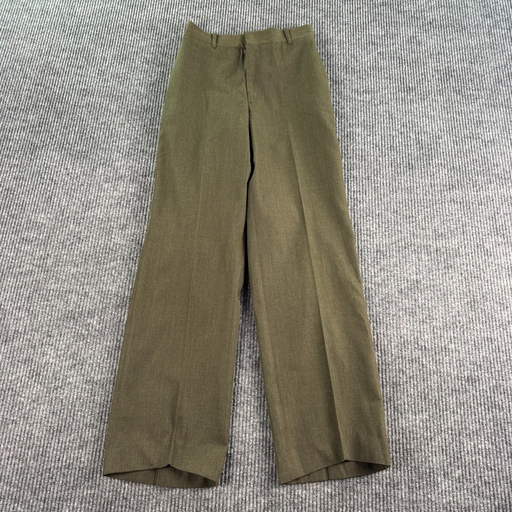 DSCP US Army Dress Green Uniform Trousers Pants 27x31 Military Wool Polyester